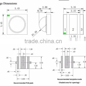High Power LED Super Bright White LED Diode 1W 150lm Epistar LED Chip 3535 SMD thumbnail-6