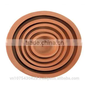 Low Bowl Ceramic Flower Pots Set of 5, Round Terracotta Pots Wholesale, Cheap Ceramic Flower Pots thumbnail-3