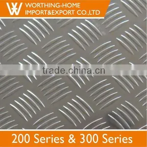304 Stainless Steel Chequered Sheet For Stainless Steel Refrigerated Cabinet thumbnail-4