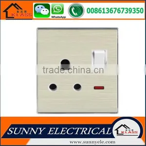 KB8 Modern British Standard Type Factory Suppiler Electric Wall Switched Socket With Neon With CE Certification thumbnail-6