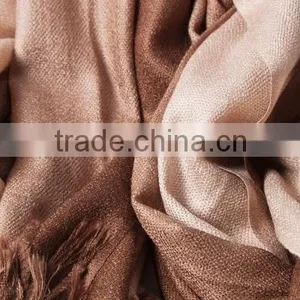 Brown Acrylic Gradient Rainbow Pashmina Scarf thumbnail-3
