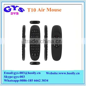 2.4GHz Wireless Remote Control T10 Air Mouse Wireless Mouse With Keyboard For Android TV Box thumbnail-1