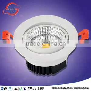 Recessed Round Led Downlight 9w Cob Chip Led Spot Downlight 110-240v thumbnail-5
