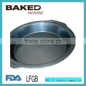 Cake Decorating Non-stick Round Pizza Pan Baking Tray With Handle thumbnail-2