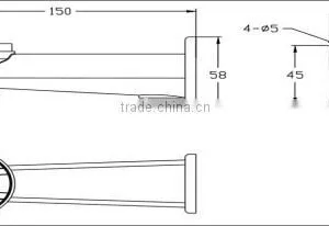 12V 2A 80m ir ip Security Camera Pan Tilt Bullet ip Camera thumbnail-3