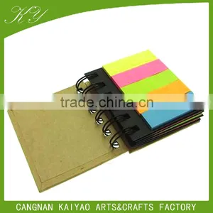 Recycled Neon Color Paper Spiral Sticky Note for Promotions thumbnail-2