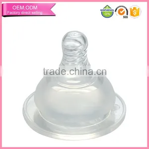 Soft Silicone Realistic Nipples for Baby Feeding Bottle thumbnail-1