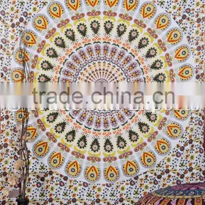 Ethnic Wall Hangings Indian Mandala Hippie Bohemian Wall Decoraiton Cotton Tapestry thumbnail-6