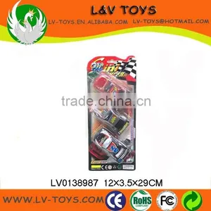Hot-selling Kids Pull Back Police Toy Car 3 in 1 Bilster Card thumbnail-2