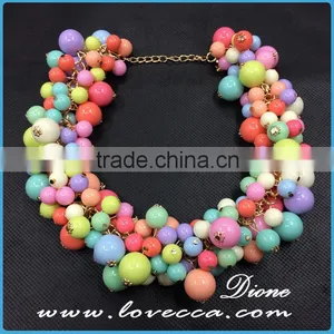 New Fashion Wholesale Women Stones Trendy Beads Necklace for Sale thumbnail-3