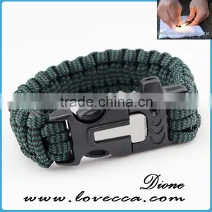 Wholesale Paracord Bracelet With Latest Features Like Compass, Knife , Whistle and Fire Starter thumbnail-1