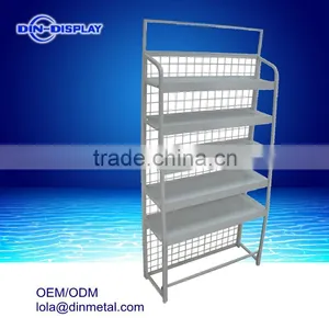 Exhibition Metallic Shelves Rack Display Rack Metal Storage Rack thumbnail-4