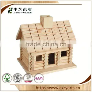 Big Customers Cooperation Good Quality Unique Designed Nestling Cottage Custom New Design Wooden Bird House thumbnail-3