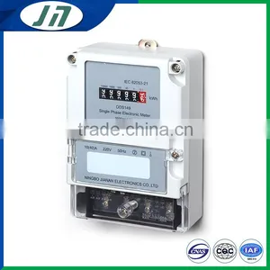 Class 1 Single Phase Din Rail Digital Electrical Watt Meter thumbnail-1