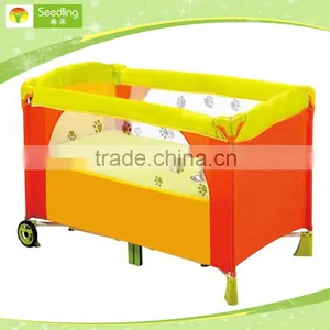 Play Pen Baby Furniture, Three Sides Mesh Baby Play Pen, Safe Baby Play Yard thumbnail-1
