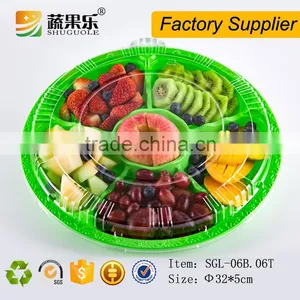 Disposable Plastic Food Box With 6 Compartments thumbnail-2