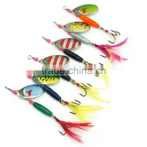 18CM 77g Hard Fishing Spinner Bait Artificial Blades for Metal Bass Fishing Lure Spoon Dressed Treble Hooks thumbnail-3