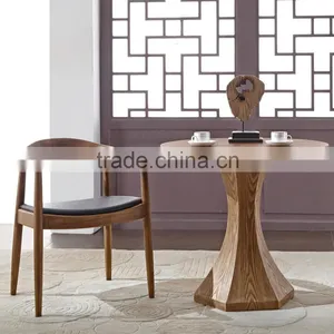 Modern Dining Room Furniture MDF Round Dining Tables for Sale thumbnail-2