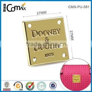Factory Supply Custom Metal Logo Plate for Handbags thumbnail-1