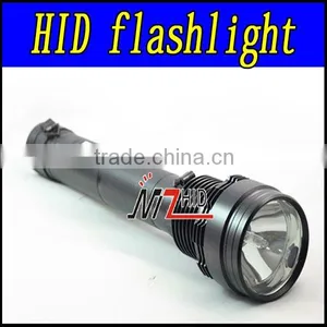 28/35w Handheld Spotlight, HID Flashlight Supply 7800mah Battery thumbnail-1