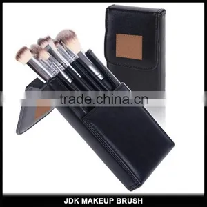 Premium Nylon Hair Personalized Kabuki Makeup Brush Set 10 Pieces Powder Foundation Wooden Makeup Brushes Set With Gift Bag thumbnail-3