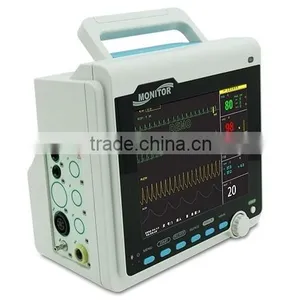100% Guaranteed Vet Patient Monitor Veterinary Multi Parameter Ecg Temperature Spo2 for Animal With Thermal Recorder thumbnail-2