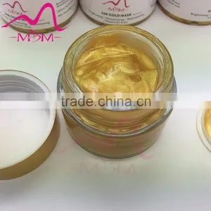 MBM Private Label Nano 24k Gold Facial Mask Best Anti Aging Face Lift Natural Wholesale Sheet Gold Face Mask thumbnail-1
