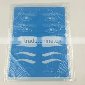Blue Practice Skin For Shadow Eyebrow Practice Skin Fake Skin PMU Training School thumbnail-1
