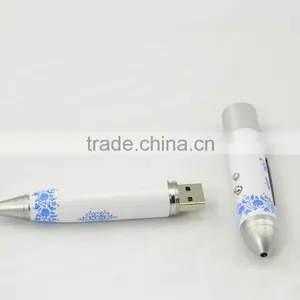 Laser Usb Flash Drive Laser Pointer Ball Pen, High Quality Pen Usb, Promotional Cheap Usb Pen Drive thumbnail-3