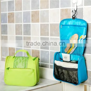 New Camping Travel Cosmetic Bag Case Toiletry Makeup Bag Zipper Organizer Pouch Waterproof Hanging Bag thumbnail-1