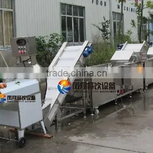Industrial High Efficient Ozone Disinfected Circulating Water Vegetable Washing Machine thumbnail-5