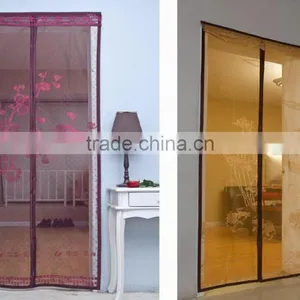 Polyester Mosquito Net DIY Mesh Magnetic Magic Screen Door thumbnail-1