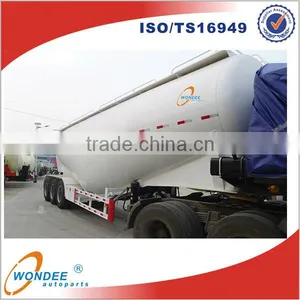 High Quality Bulk Cement Tanker ,3 Axle Bulk Cement Tanker Semi Trailer With Competitive Price thumbnail-1