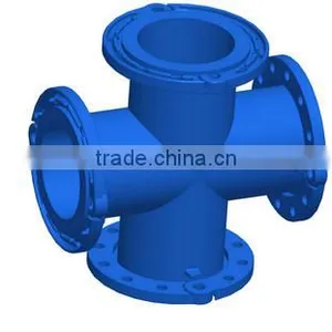 Cast Iron EN545 Flange Spigot Ductile Iron Pipe Fittings thumbnail-4