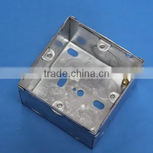 BS4662 Standard 3x3 One Gang GI Box 35mm Deep Switch Wall Box thumbnail-3