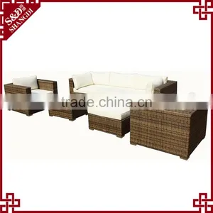 Latest Office Furniture Prices Modern Luxury Rattan Hand Craft Office Sofa Set thumbnail-1