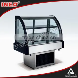 Stainless Steel Commercial Drop In Cold Cake Display/Counter Cake Display/Cake Display Refrigerator thumbnail-1