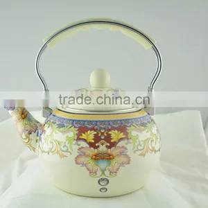 ENAMEL KETTLE MELON SHAPE DECOR thumbnail-2