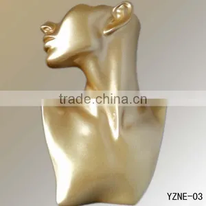 2015 Newly Style Sexy Cheap Fiberglass Necklace Display Mannequin Head thumbnail-1