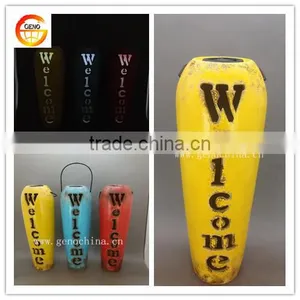 Ceramic Antique Outdoor Solar Lanterns thumbnail-4