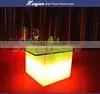 16 Color Led Bar Table With Ice Bucket and Glass Top thumbnail-3