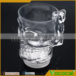 Flash Skulls Beer Stein Light Cup Luminous Wine Drinking Cup Halloween Decoration Bar Accessories thumbnail-6