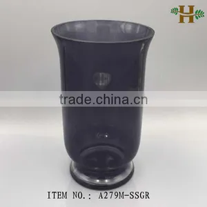 Stained Handblown Glass Flower Vase for Decoration thumbnail-6