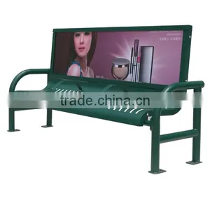 Steel Advertisement Bench thumbnail-3