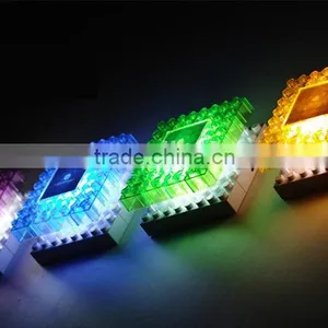 DIY Block Toy Photo Frame LED Table Lamp thumbnail-4