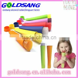 Set of 4 Silicone Popsicle Molds, Ice Pop Makers / Pop Molds thumbnail-1