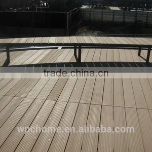 Antiseptic Wood Plastic Composite Decking, Waterproof Laminate Flooring, Outdoor Deck thumbnail-2