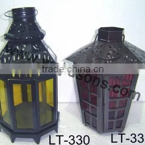 Antique Metal Candle Lanterns thumbnail-4