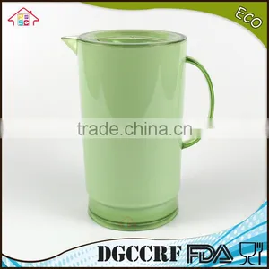 NBRSC Set of 5 Pcs Plastic ps Cold Water Kettle Double Layer Drinking Tea Pot pp Water Jug With Cups thumbnail-2