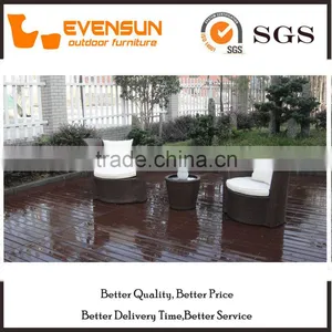 Amazing 3PC Stacking Set Wicker Sofa Set Furniture thumbnail-2